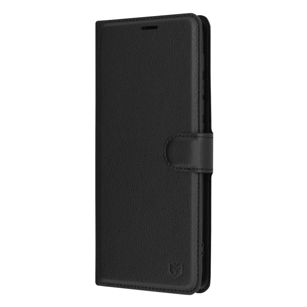 Deksel for Motorola Moto G30 / G20 / G10, Techsuit, Leather Folio, Svart