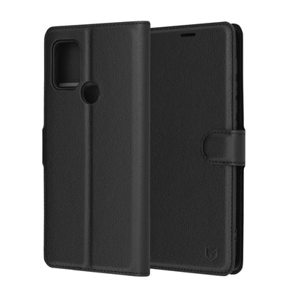 Deksel for Motorola Moto G30 / G20 / G10, Techsuit, Leather Folio, Svart