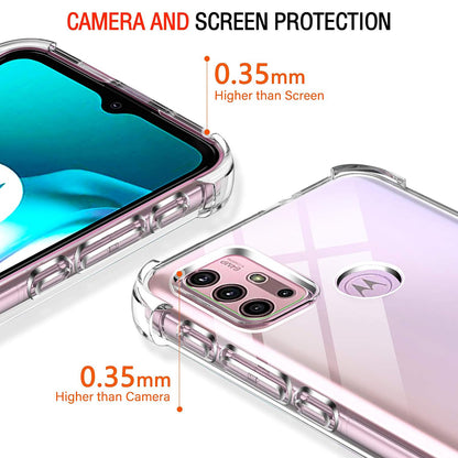 Deksel til Motorola Moto G30 / G20 / G10, Techsuit, Støtsikker Klar, Transparent