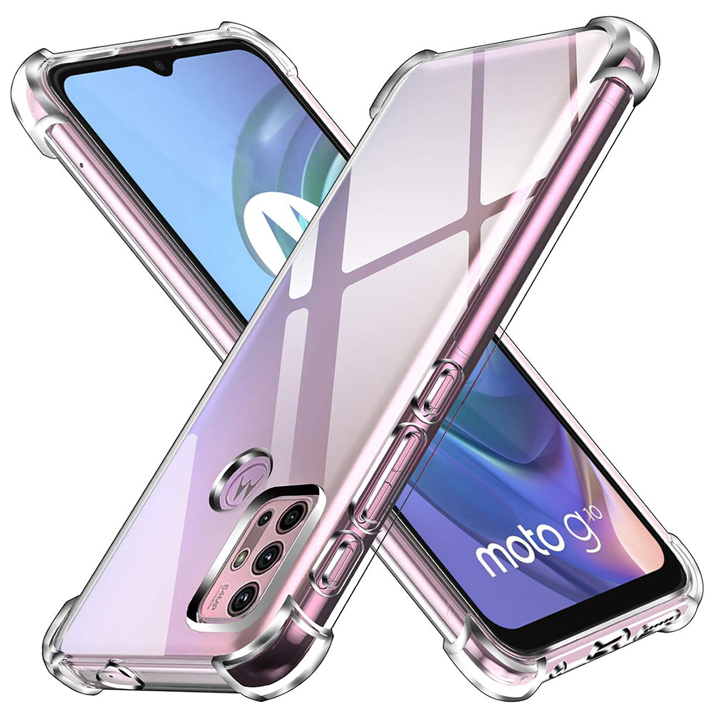 Deksel til Motorola Moto G30 / G20 / G10, Techsuit, Støtsikker Klar, Transparent