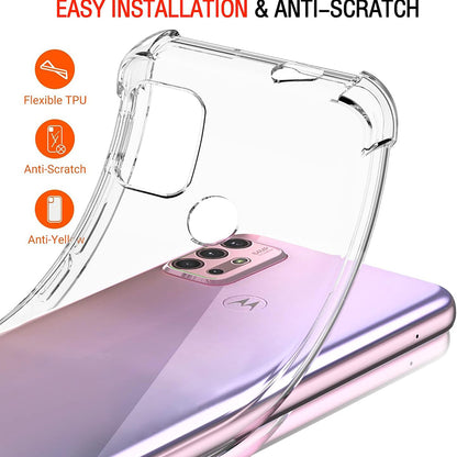 Deksel til Motorola Moto G30 / G20 / G10, Techsuit, Støtsikker Klar, Transparent