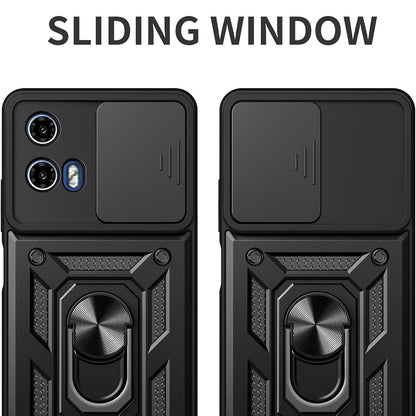 Deksel for Motorola Moto G31 / G41, Techsuit, CamShield, Svart