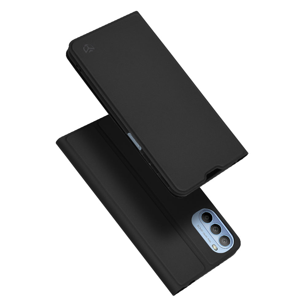 Deksel for Motorola Moto G31 / G41, Techsuit, Magskin Book, Svart