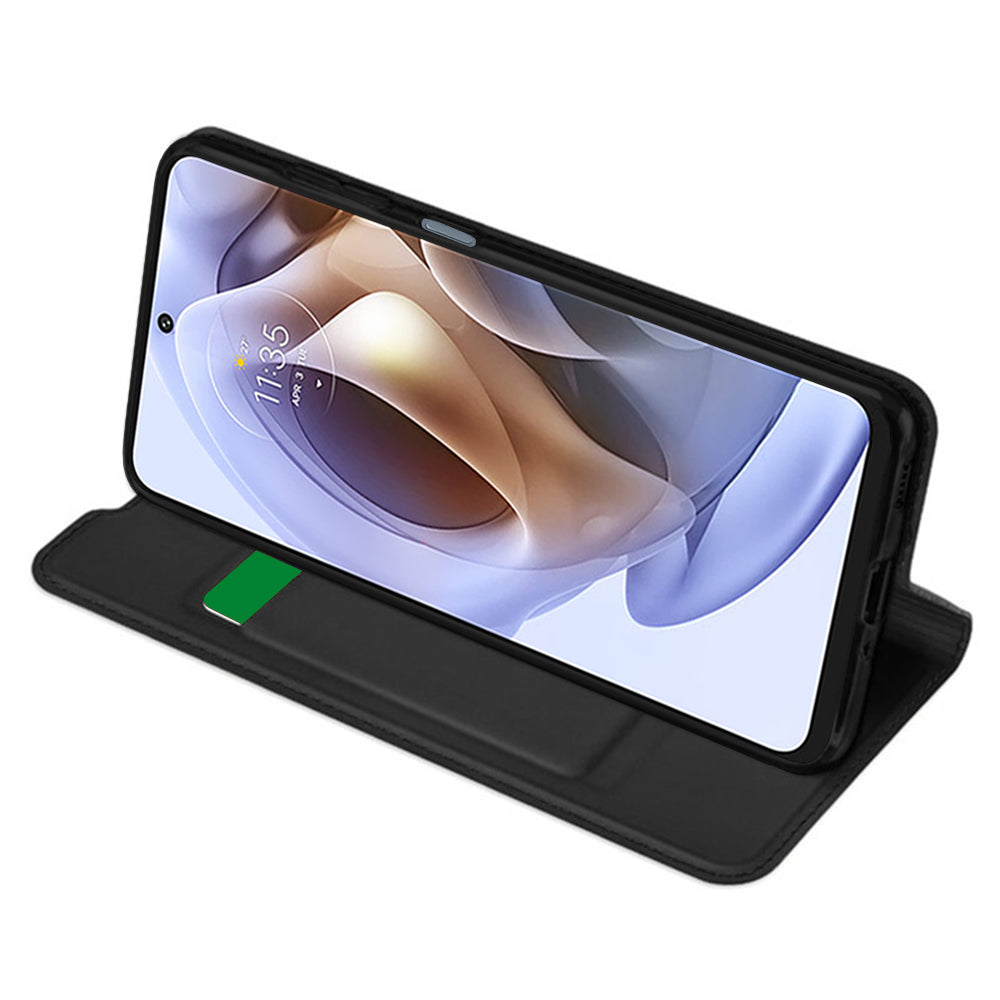 Deksel for Motorola Moto G31 / G41, Techsuit, Magskin Book, Svart