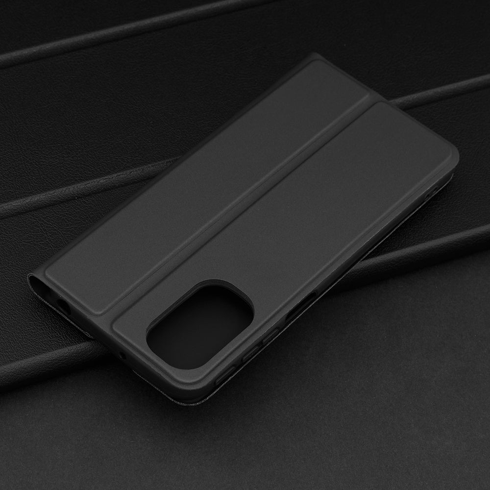 Deksel for Motorola Moto G31 / G41, Techsuit, Magskin Book, Svart