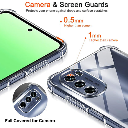 Deksel til Motorola Moto G31 / G41, Techsuit, Støtsikker Klar, Transparent