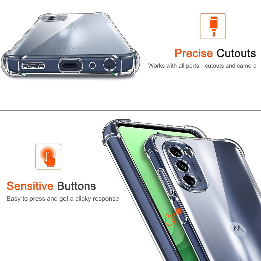 Deksel til Motorola Moto G31 / G41, Techsuit, Støtsikker Klar, Transparent