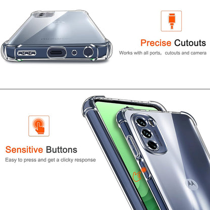 Deksel til Motorola Moto G31 / G41, Techsuit, Støtsikker Klar, Transparent