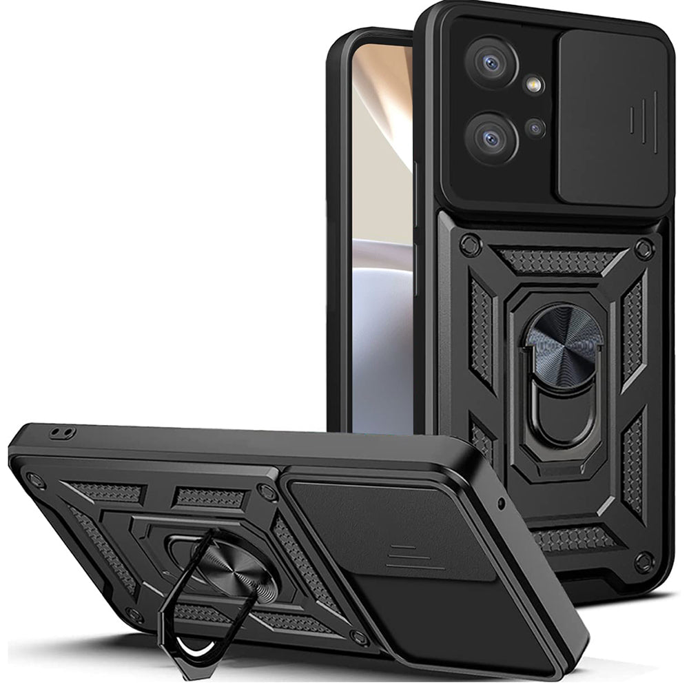 Deksel til Motorola Moto G32, Techsuit, CamShield, Svart