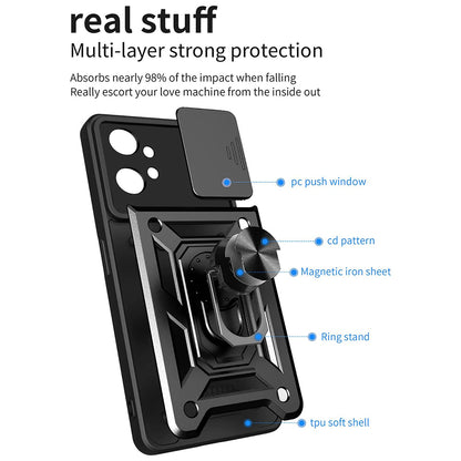 Deksel til Motorola Moto G32, Techsuit, CamShield, Svart