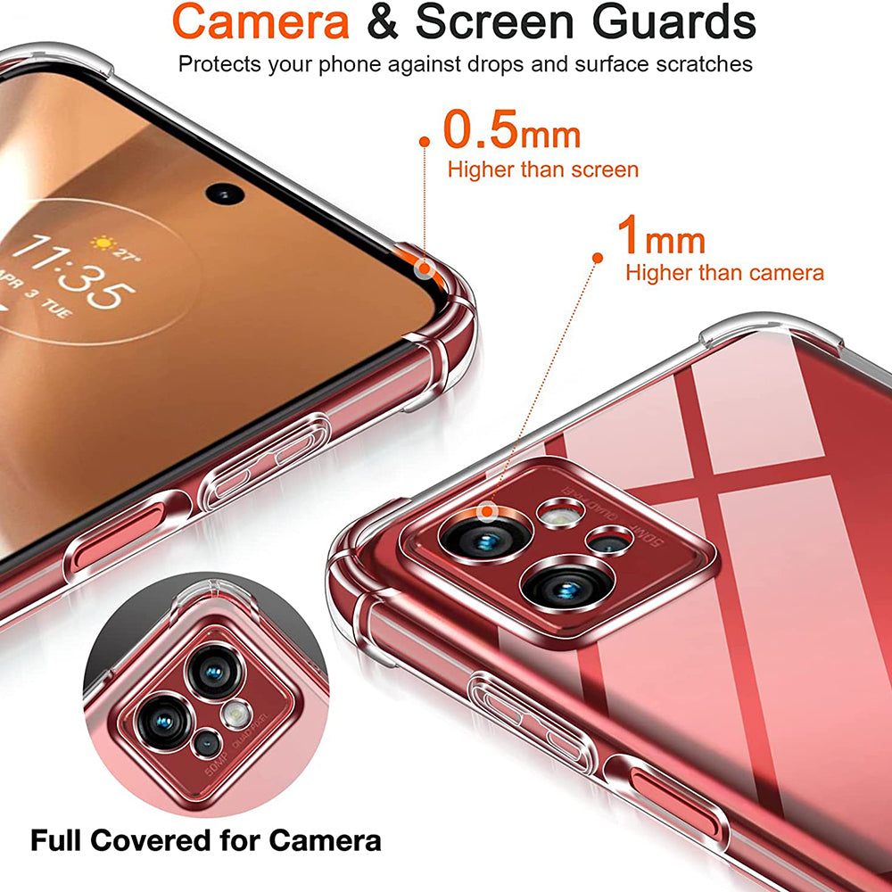 Deksel til Motorola Moto G32, Techsuit, Støtsikker Klar, Transparent