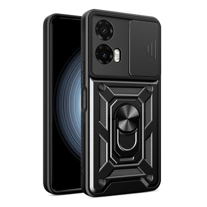 Deksel for Motorola Moto G35, Techsuit, CamShield, Svart