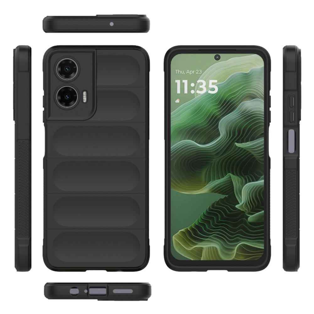 Deksel til Motorola Moto G35, Techsuit, Magic Shield, Svart