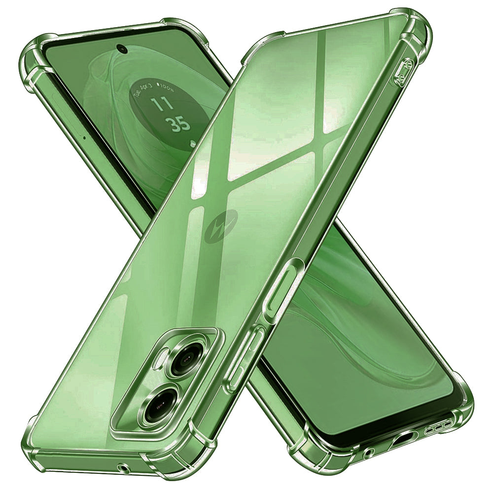 Deksel til Motorola Moto G35, Techsuit, Støtsikker Klar, Transparent