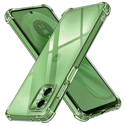 Deksel til Motorola Moto G35, Techsuit, Støtsikker Klar, Transparent