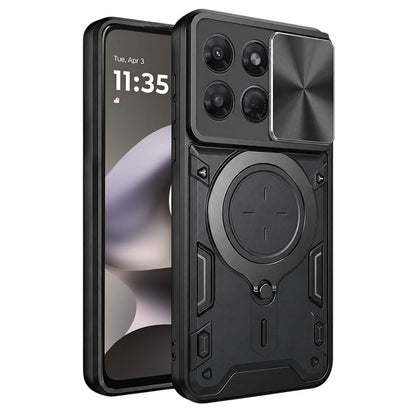 Deksel for Motorola Moto G37 Power, Techsuit, CamGuard Pro, Svart