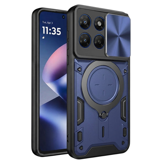 Deksel til Motorola Moto G47 / G37, Techsuit, CamGuard Pro, Blå