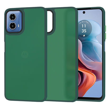 Deksel til Motorola Moto G45 / G34, Techsuit, HaloFrost, Grønn