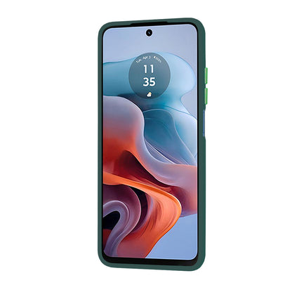 Deksel til Motorola Moto G45 / G34, Techsuit, HaloFrost, Grønn