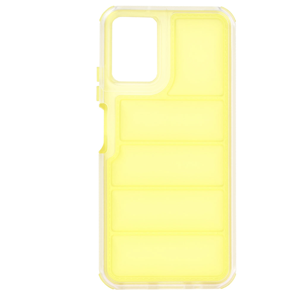 Deksel til Motorola Moto G45 / G34, Techsuit, Wave Shield, Gul