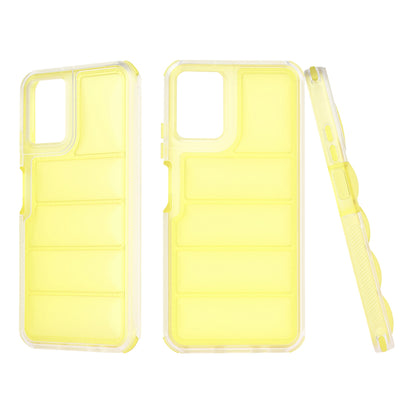 Deksel til Motorola Moto G45 / G34, Techsuit, Wave Shield, Gul