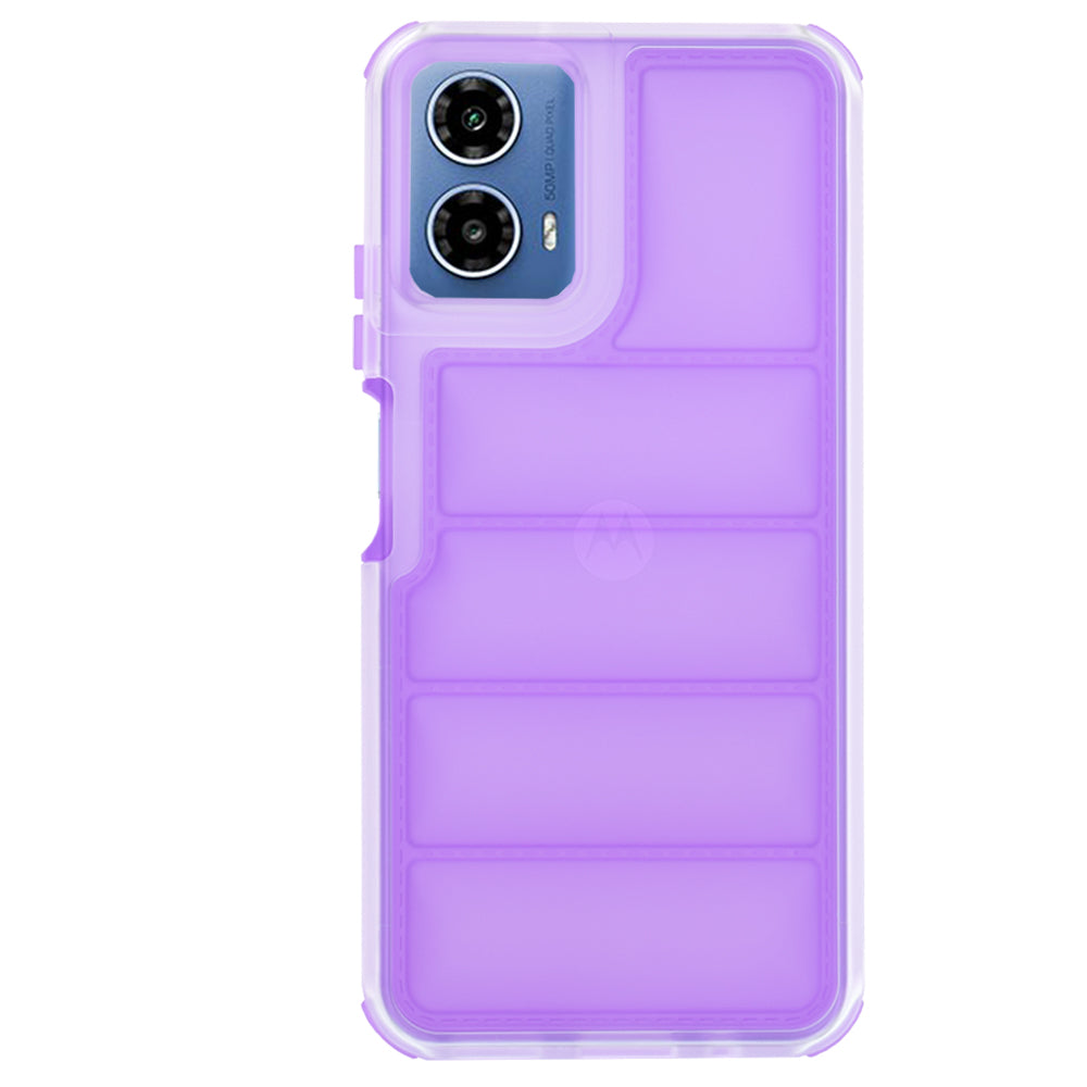 Deksel til Motorola Moto G45 / G34, Techsuit, Wave Shield, Lilla