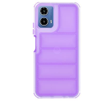 Deksel til Motorola Moto G45 / G34, Techsuit, Wave Shield, Lilla