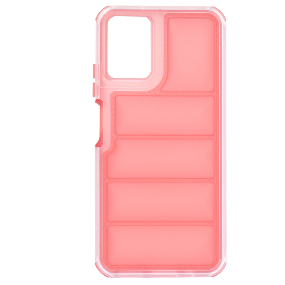 Deksel for Motorola Moto G45 / G34, Techsuit, Wave Shield, Rød