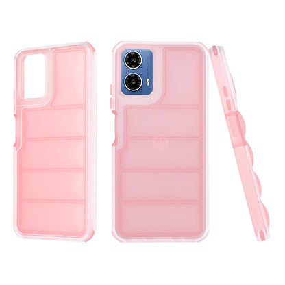 Deksel til Motorola Moto G45 / G34, Techsuit, Wave Shield, Rosa