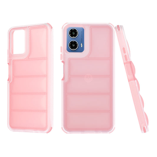Deksel til Motorola Moto G45 / G34, Techsuit, Wave Shield, Rosa