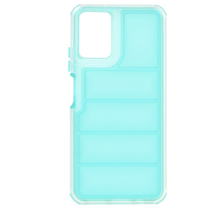 Deksel for Motorola Moto G45 / G34, Techsuit, Wave Shield, Turkis