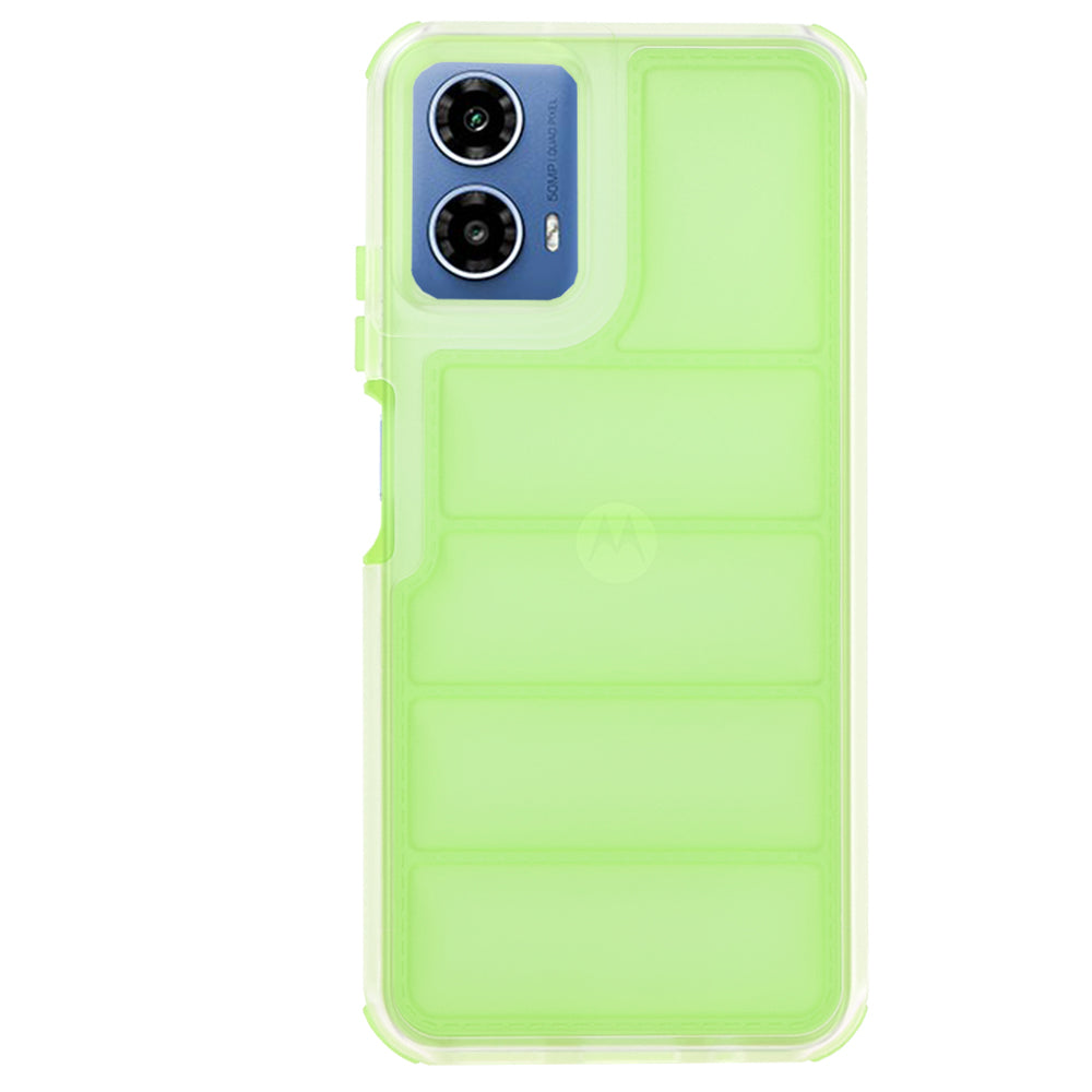 Deksel til Motorola Moto G45 / G34, Techsuit, Wave Shield, Grønn