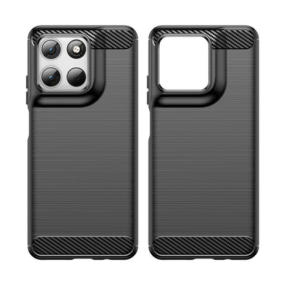 Deksel til Motorola Moto G47 / G37 Power / G37 / G67 Power / G57 Power, Techsuit, Karbon, Svart