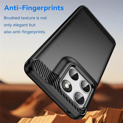 Deksel til Motorola Moto G47 / G37 Power / G37 / G67 Power / G57 Power, Techsuit, Karbon, Svart