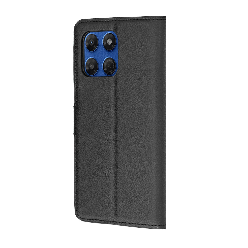 Deksel for Motorola Moto G47 / G37 Power / G37, Techsuit, Leather Folio, Svart