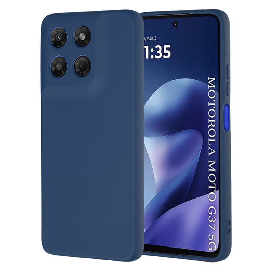 Deksel til Motorola Moto G47 / G37 Power / G37, Techsuit, SoftFlex, Marineblå