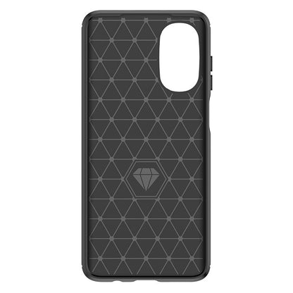 Deksel for Motorola Moto G52 / G82, Techsuit, Karbon, Svart