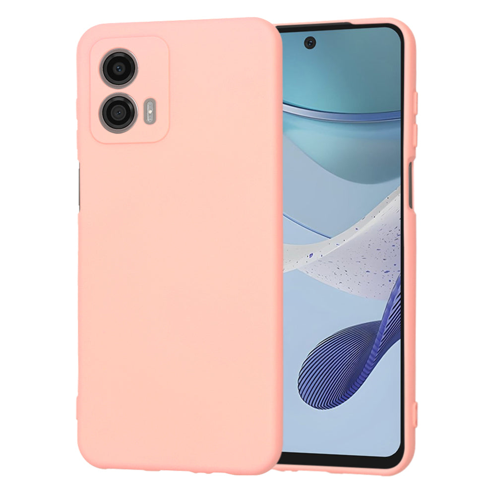 Deksel til Motorola Moto G53, Techsuit, SoftFlex, Lys Rosa