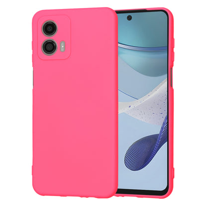 Deksel til Motorola Moto G53, Techsuit, SoftFlex, Mørk Rosa