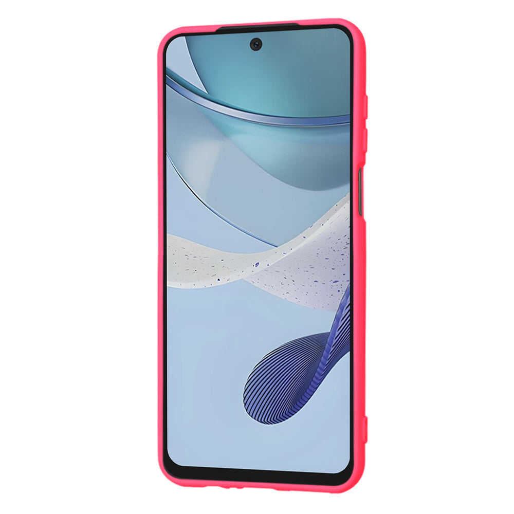 Deksel til Motorola Moto G53, Techsuit, SoftFlex, Mørk Rosa