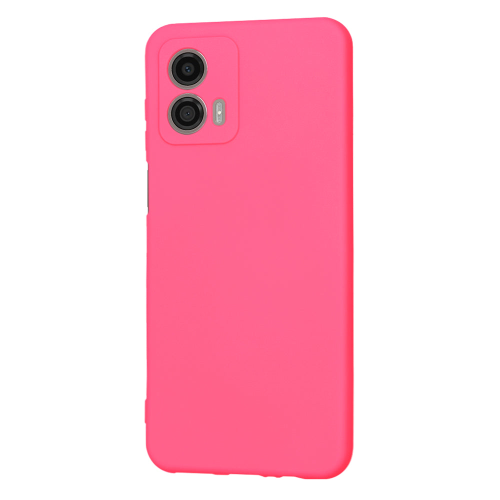 Deksel til Motorola Moto G53, Techsuit, SoftFlex, Mørk Rosa
