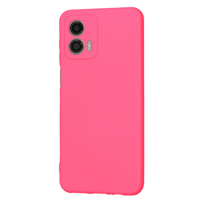 Deksel til Motorola Moto G53, Techsuit, SoftFlex, Mørk Rosa