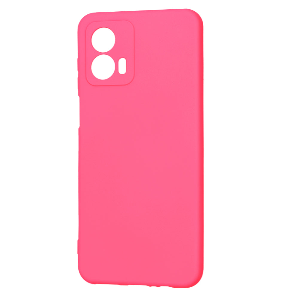 Deksel til Motorola Moto G53, Techsuit, SoftFlex, Mørk Rosa