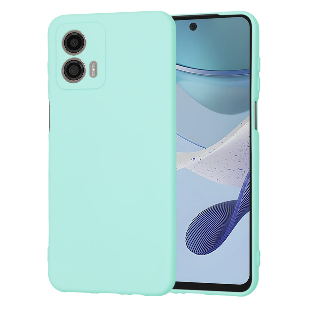 Deksel til Motorola Moto G53, Techsuit, SoftFlex, Turkis