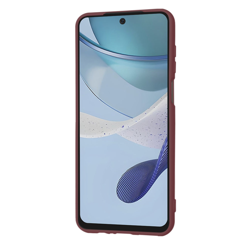 Deksel til Motorola Moto G53, Techsuit, SoftFlex, Burgunder