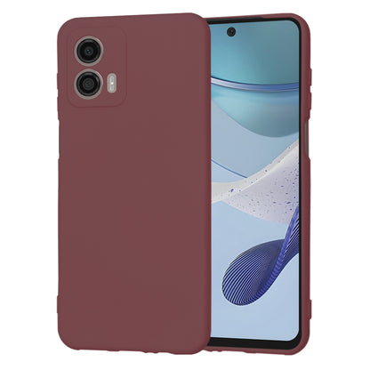 Deksel til Motorola Moto G53, Techsuit, SoftFlex, Burgunder
