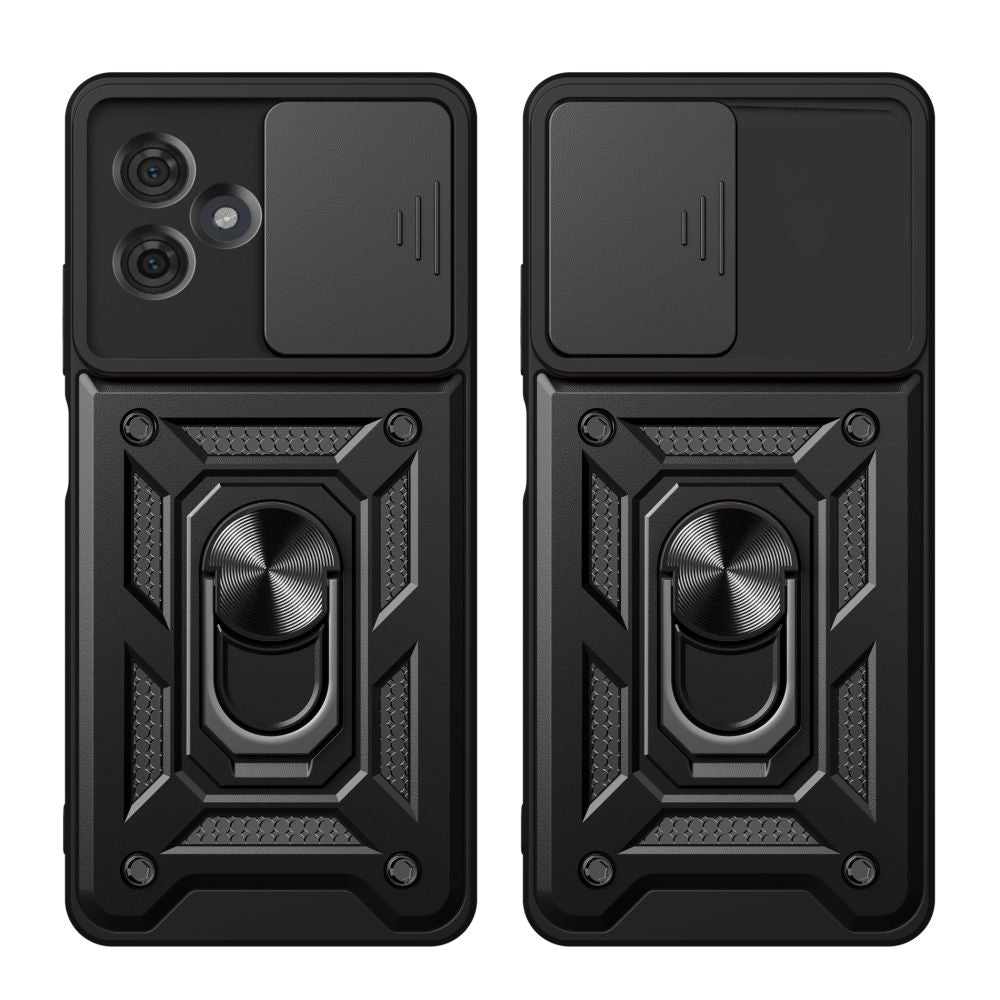 Deksel til Motorola Moto G54, Techsuit, CamShield, Svart