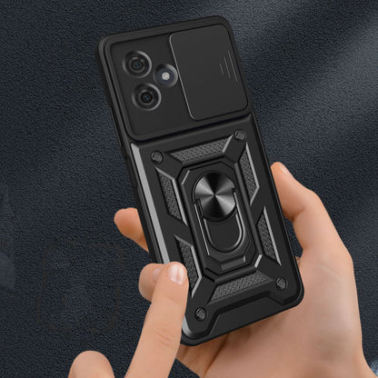 Deksel til Motorola Moto G54, Techsuit, CamShield, Svart