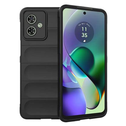 Deksel for Motorola Moto G54, Techsuit, Magic Shield, Svart