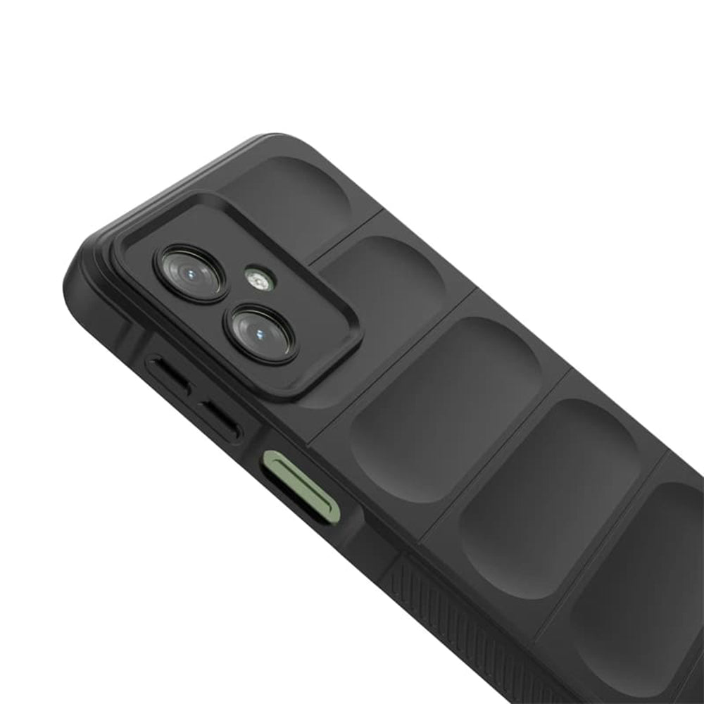 Deksel for Motorola Moto G54, Techsuit, Magic Shield, Svart